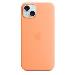 iPhone 15 Plus - Silicone Case With Magsafe - Orange Sorbet