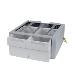Sv43/44 Supplemental Double Tall Drawer (grey/white)