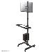 Mobile Workplace Floor Stand Monitor Keyboard/mouse & Pc